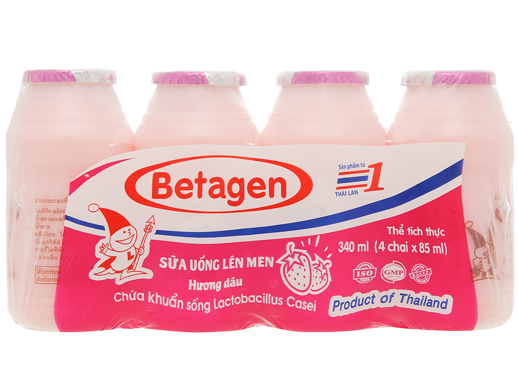 Sữa lên men Dâu Betagen 85ml
