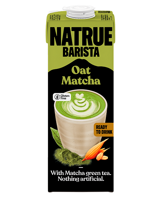 Sữa hạt Natrue Oat Barista yến mạch matcha hộp 1 Lít
