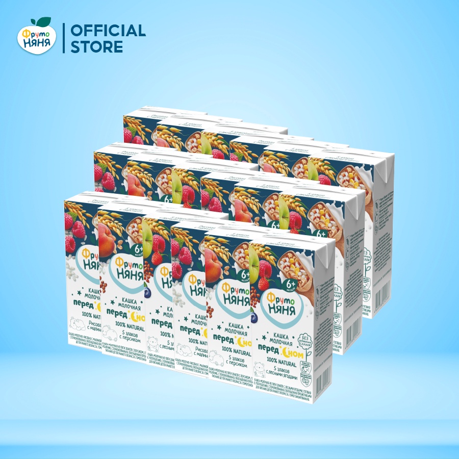 Thùng 18 Hộp mix vị Sữa đêm ngũ cốc FrutoNyanya 200ml