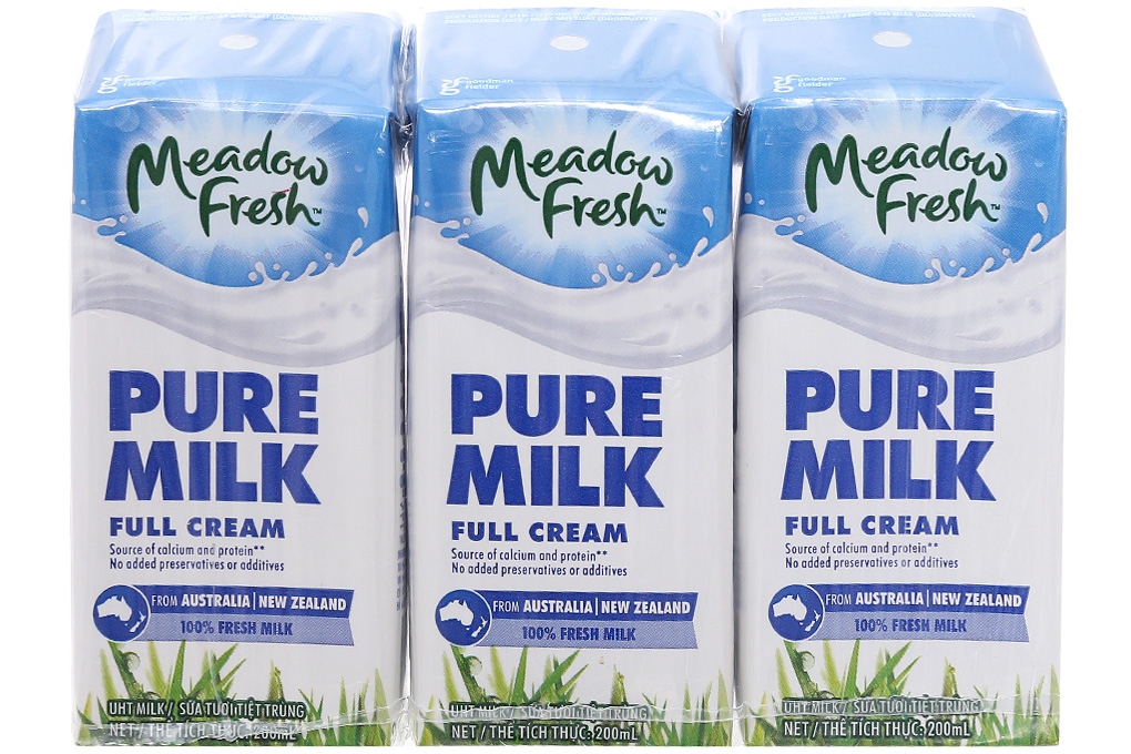 Sữa tươi Meadow Fresh nguyên kem 200ml