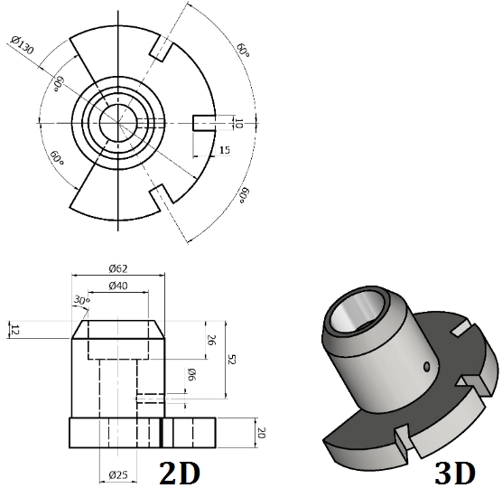 CNC CAD 2D/3D Files Desgins