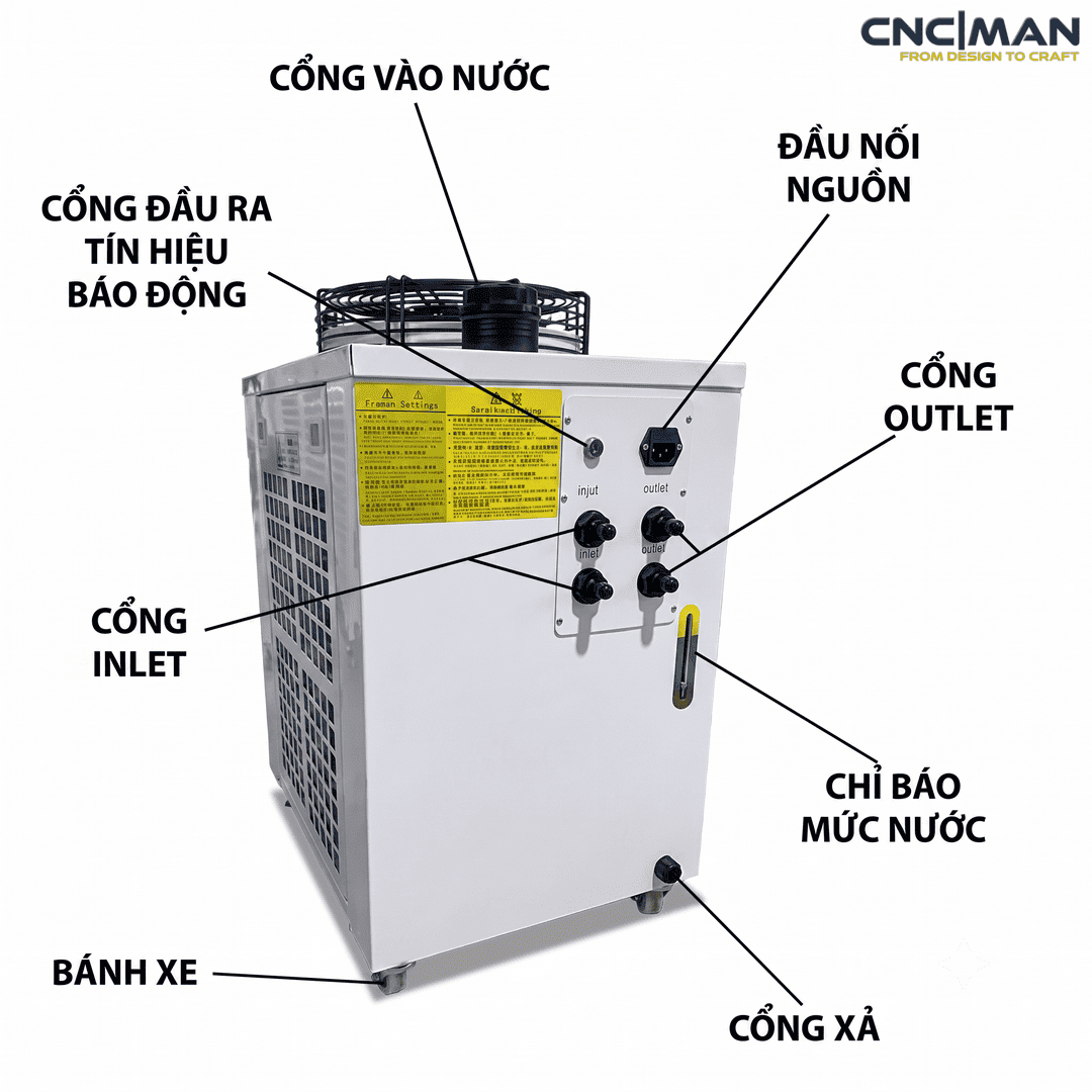 cấu tạo mặt sau JL-5300