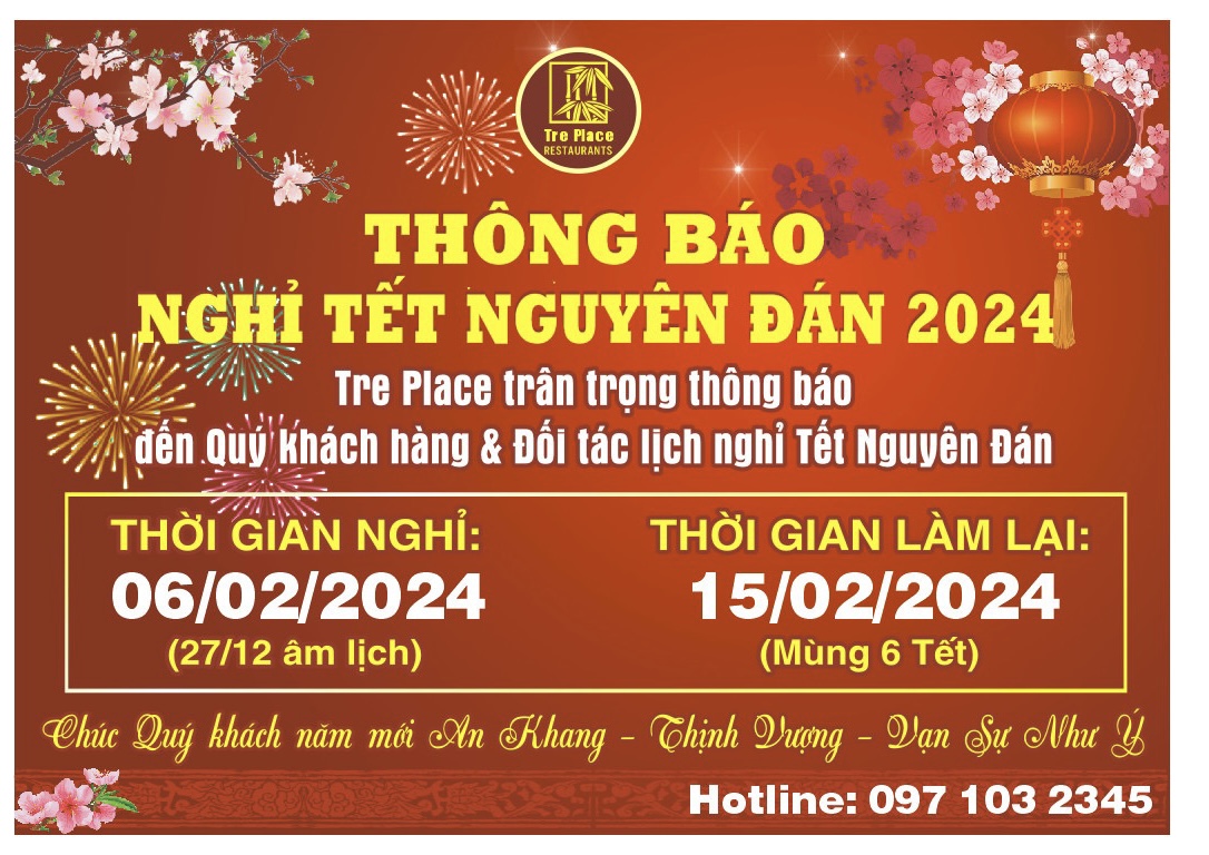 Lịch nghỉ tết 2024