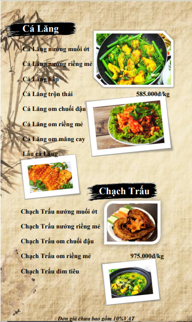 Cá Lăng & Chạch Trấu