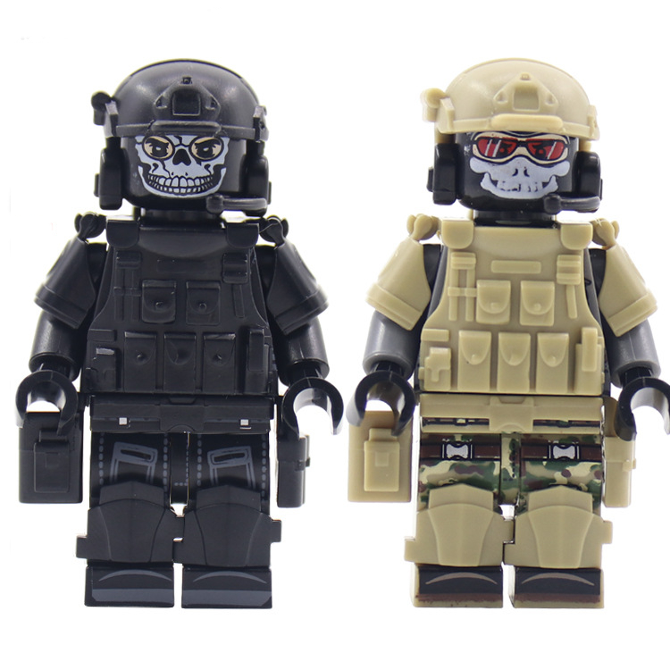 Minifigures Lính Đặc Chủng Được Trang Bị Đầy Đủ Với Mặt Được Vẽ