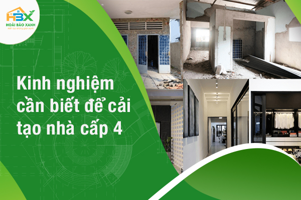 Các kinh nghiệm cần biết để cải tạo nhà cấp 4 đẹp và tiết kiệm