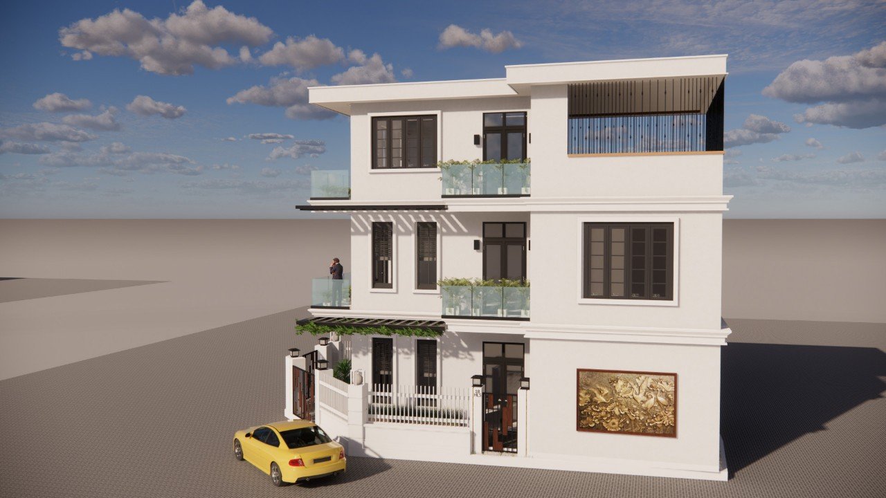 Thiết kế thi công nhà lô hiện đại