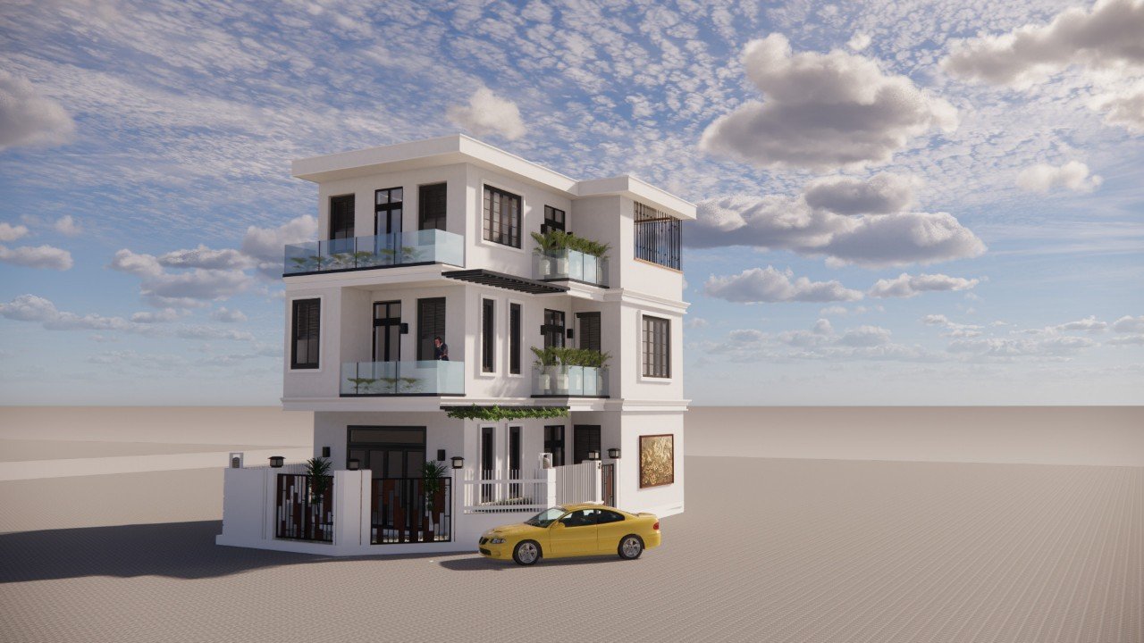 Thiết kế thi công nhà lô hiện đại