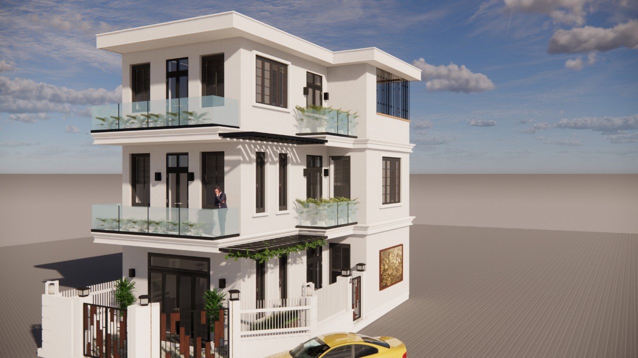 Thiết kế thi công nhà lô hiện đại