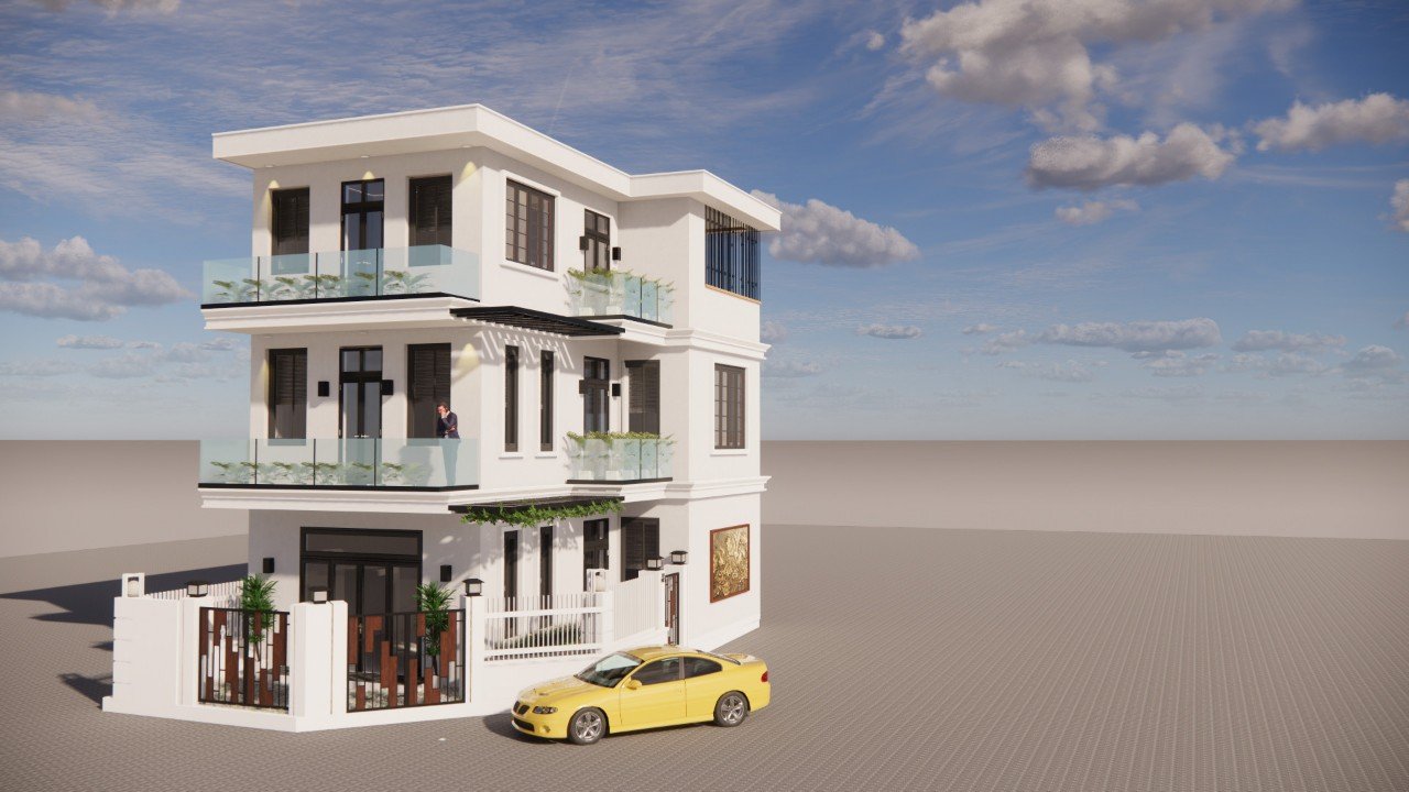 Thiết kế thi công nhà lô hiện đại