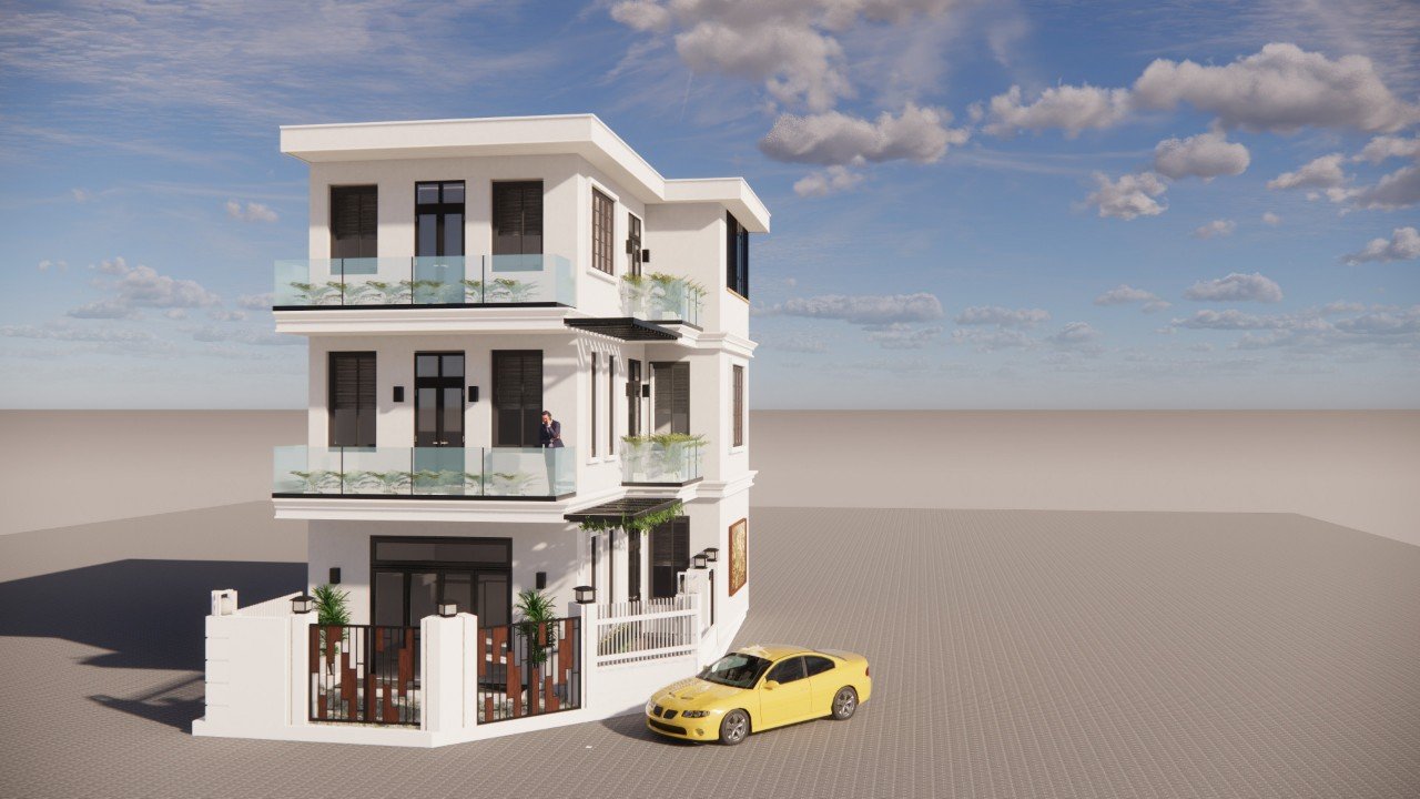 Thiết kế thi công nhà lô hiện đại