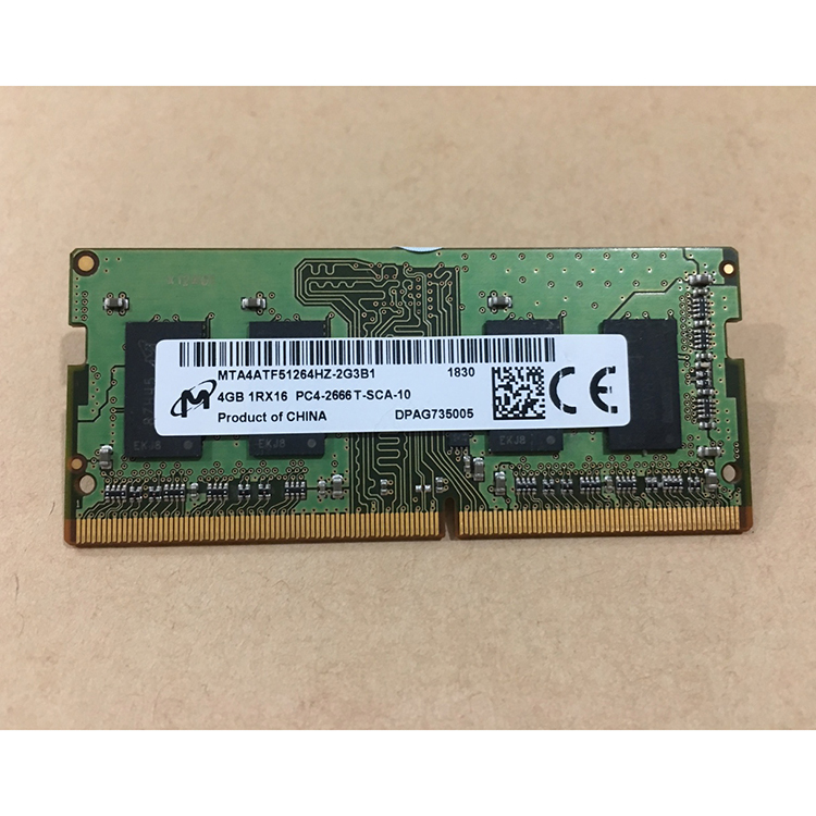 Ram laptop Micron DDR4 4GB bus 2666Mhz
