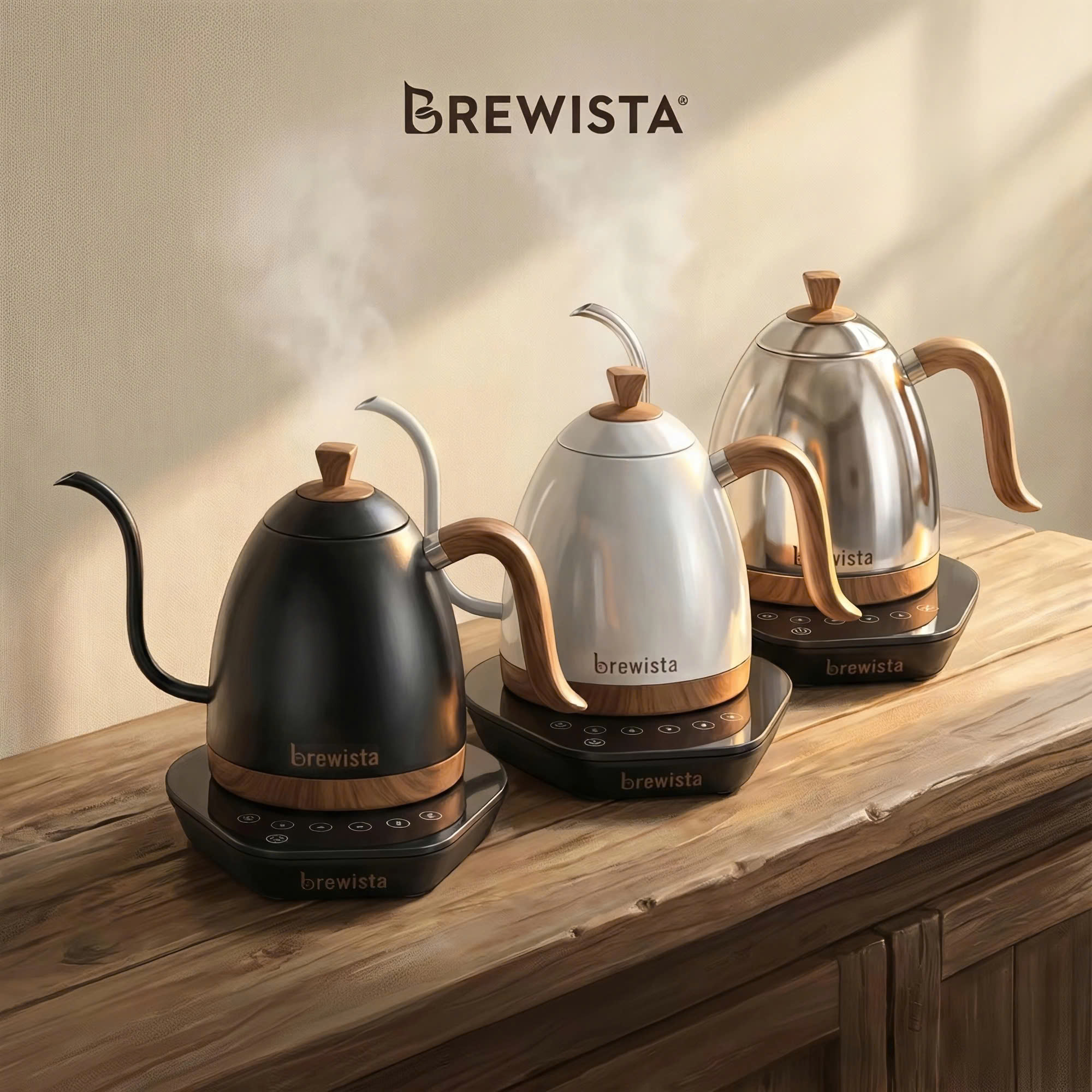 Brewista là thương hiệu gì? Ấm rót cổ ngỗng chỉnh nhiệt số Mỹ