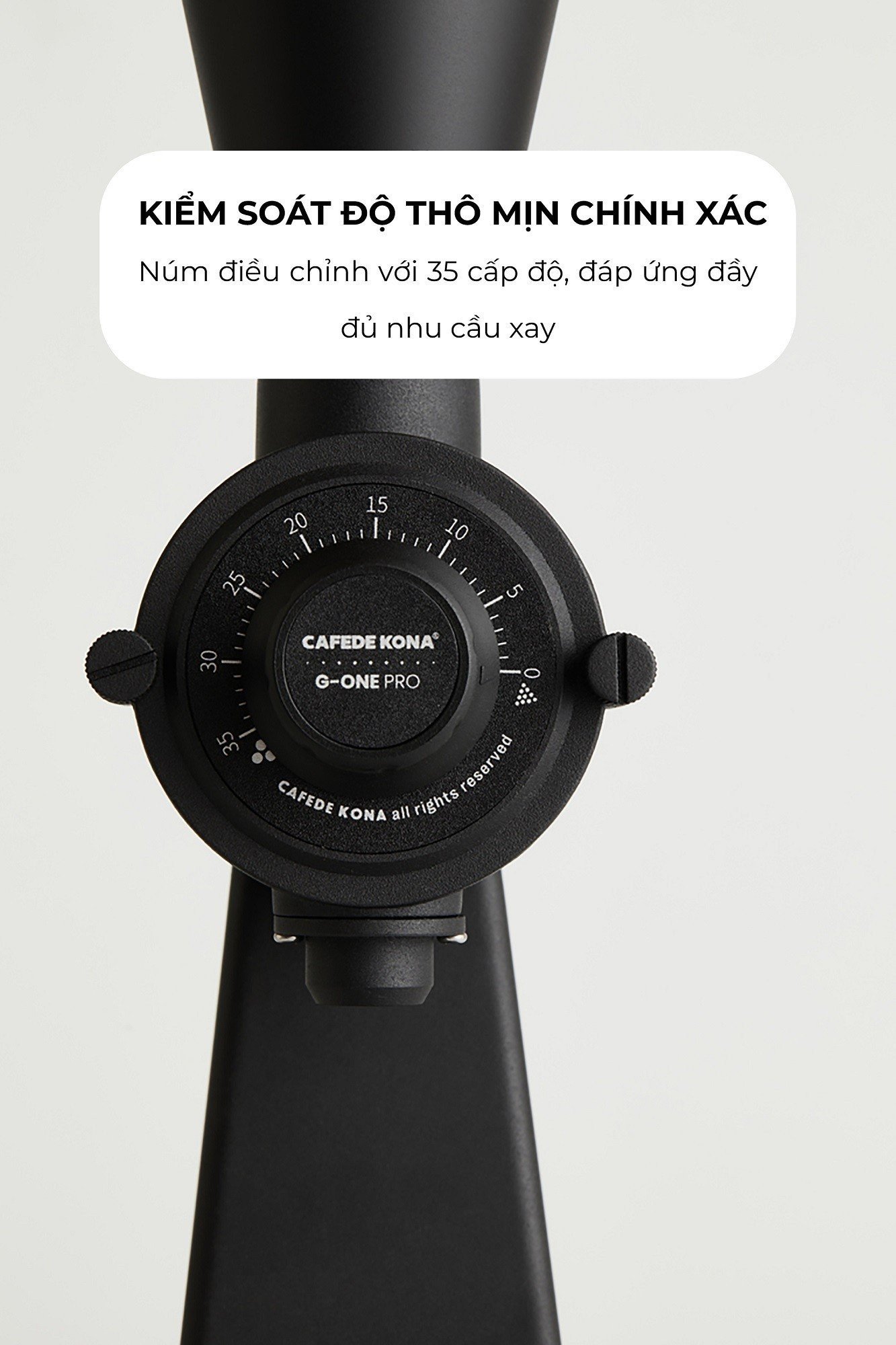Bảng độ mịn xay cà phê chuẩn cho từng cách pha (kèm số nấc cối xay)