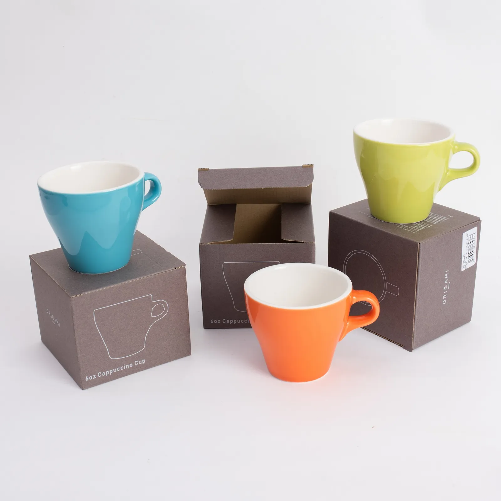 Ly sứ Origami Cappuccino Cup 180ml — cỡ ly cappuccino phổ biến nhất tại quán Việt Nam