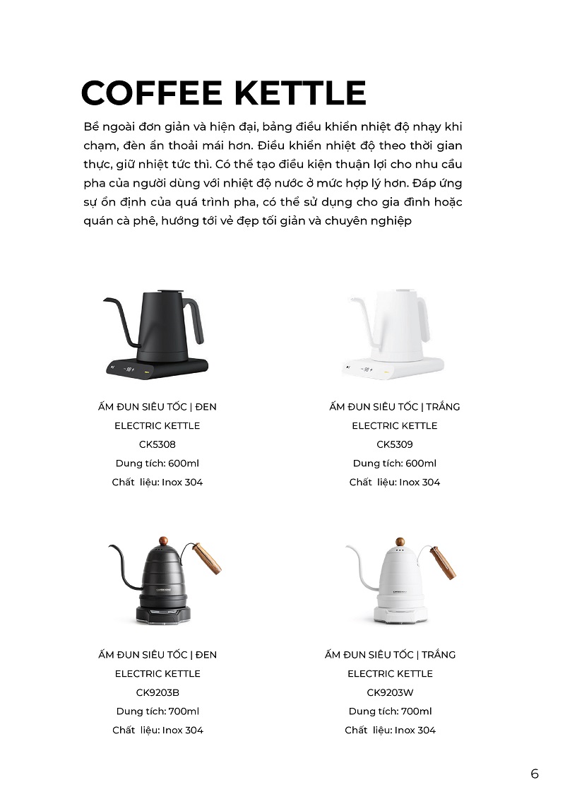 Cafede Kona Catalog Volcano coffee Dụng cụ pha chế cà phê