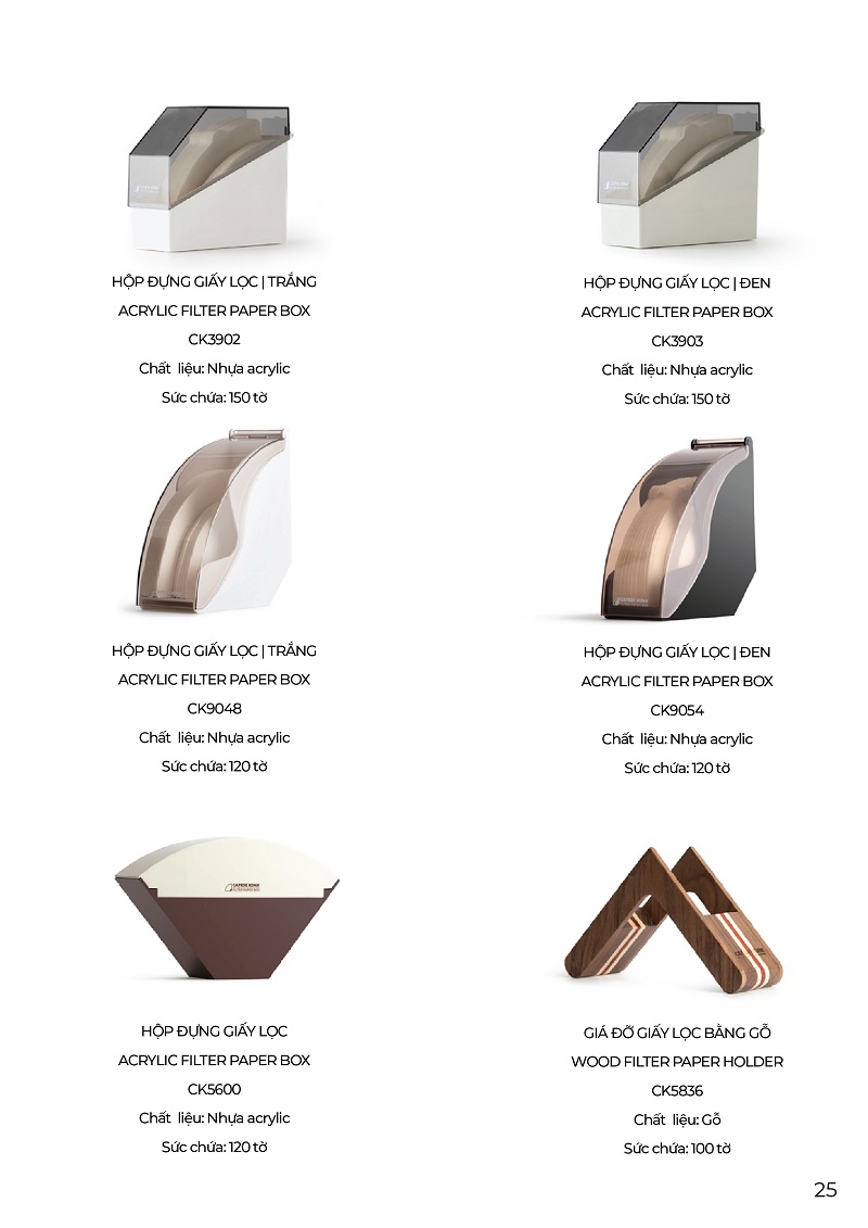 Cafede Kona Catalog Volcano coffee Dụng cụ pha chế cà phê