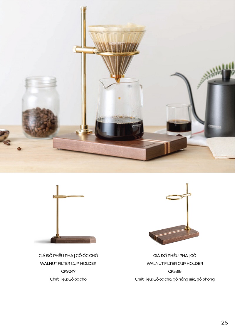 Cafede Kona Catalog Volcano coffee Dụng cụ pha chế cà phê