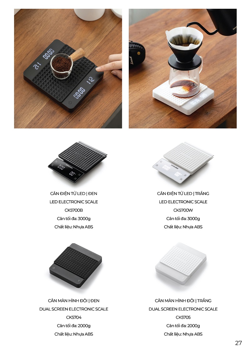 Cafede Kona Catalog Volcano coffee Dụng cụ pha chế cà phê