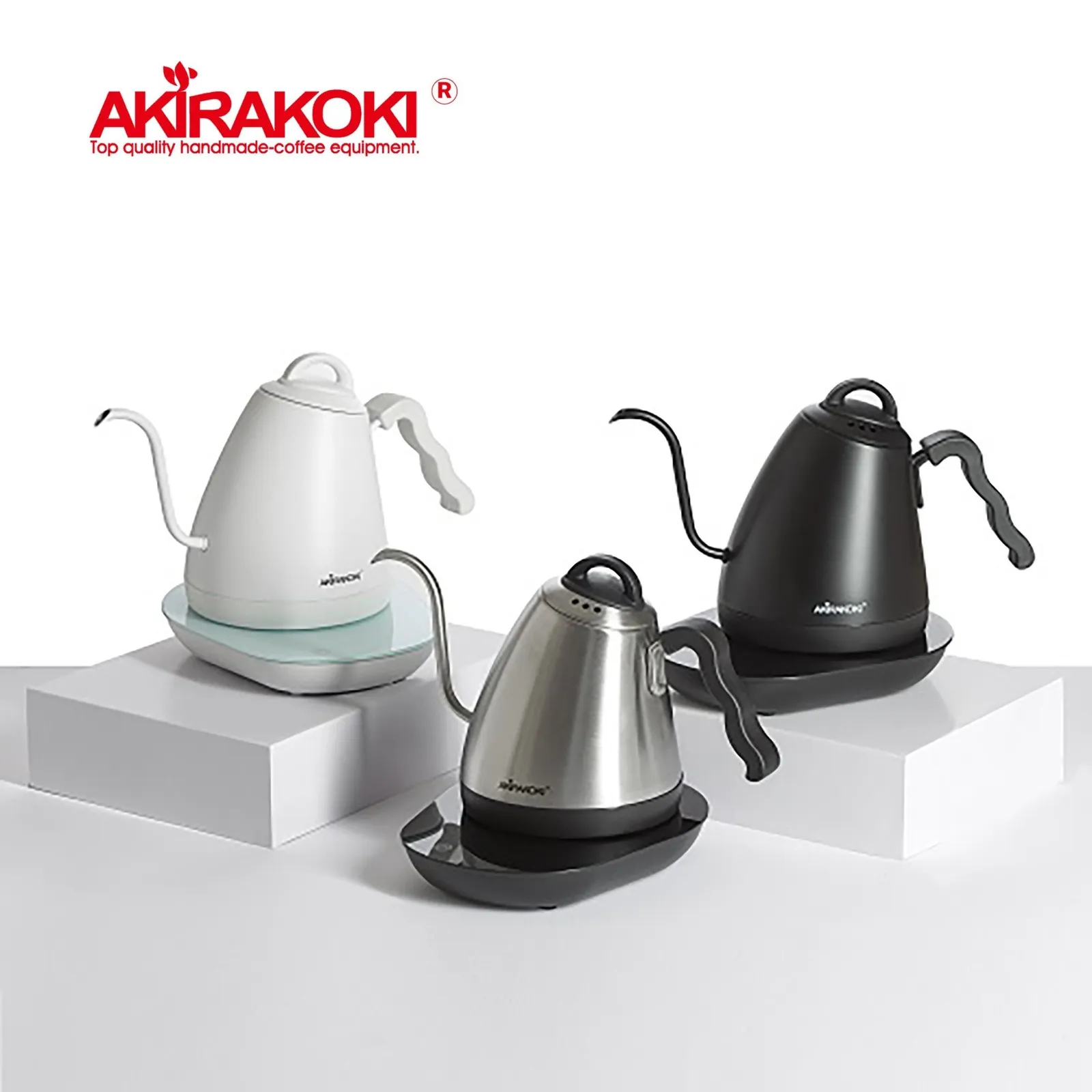 Bếp ấm đun siêu tốc giữ nhiệt AKIRAKOKI PENGUIN 600ml ấm rót nước cổ ngỗng