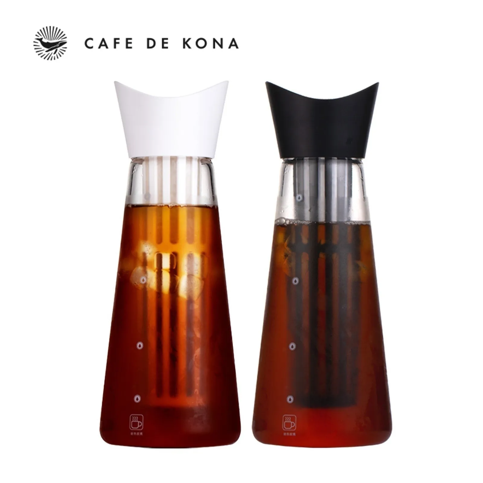 Bình thủy tinh pha cà phê cold brew ngâm lạnh detox trà Cafede Kona