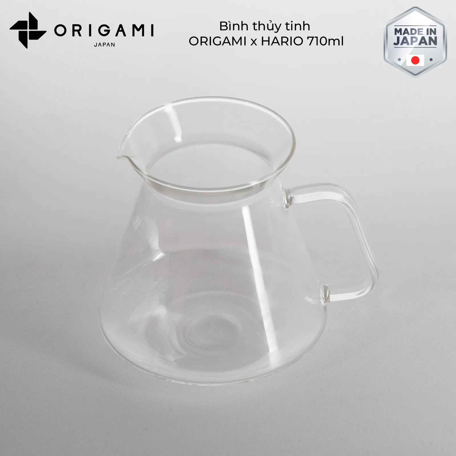 Bình thủy tinh ORIGAMI x HARIO 710ml