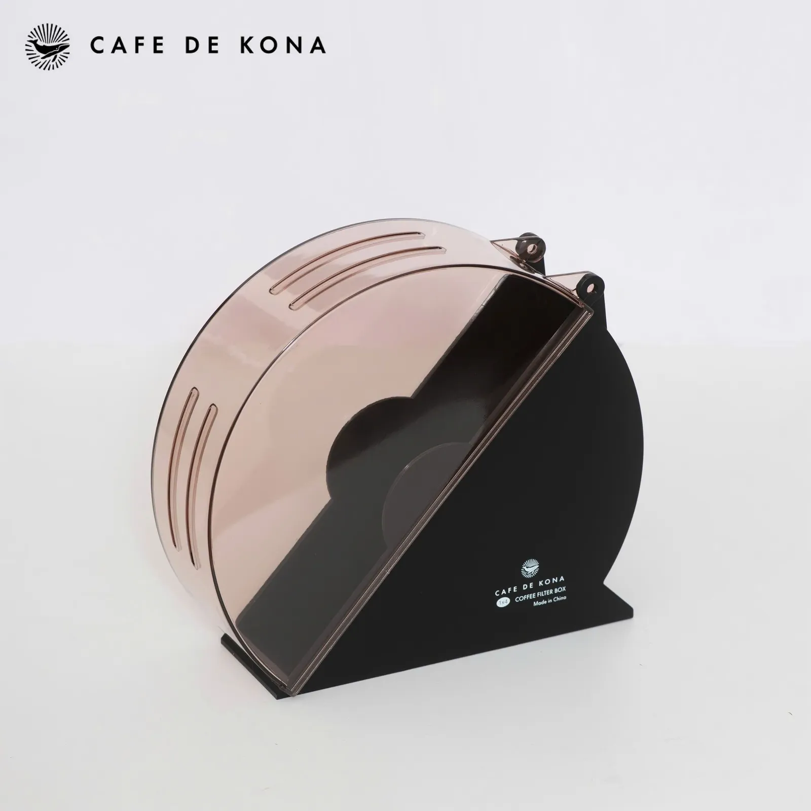 Hộp đựng giấy lọc cà phê CAFE DE KONA bằng nhựa acrylic