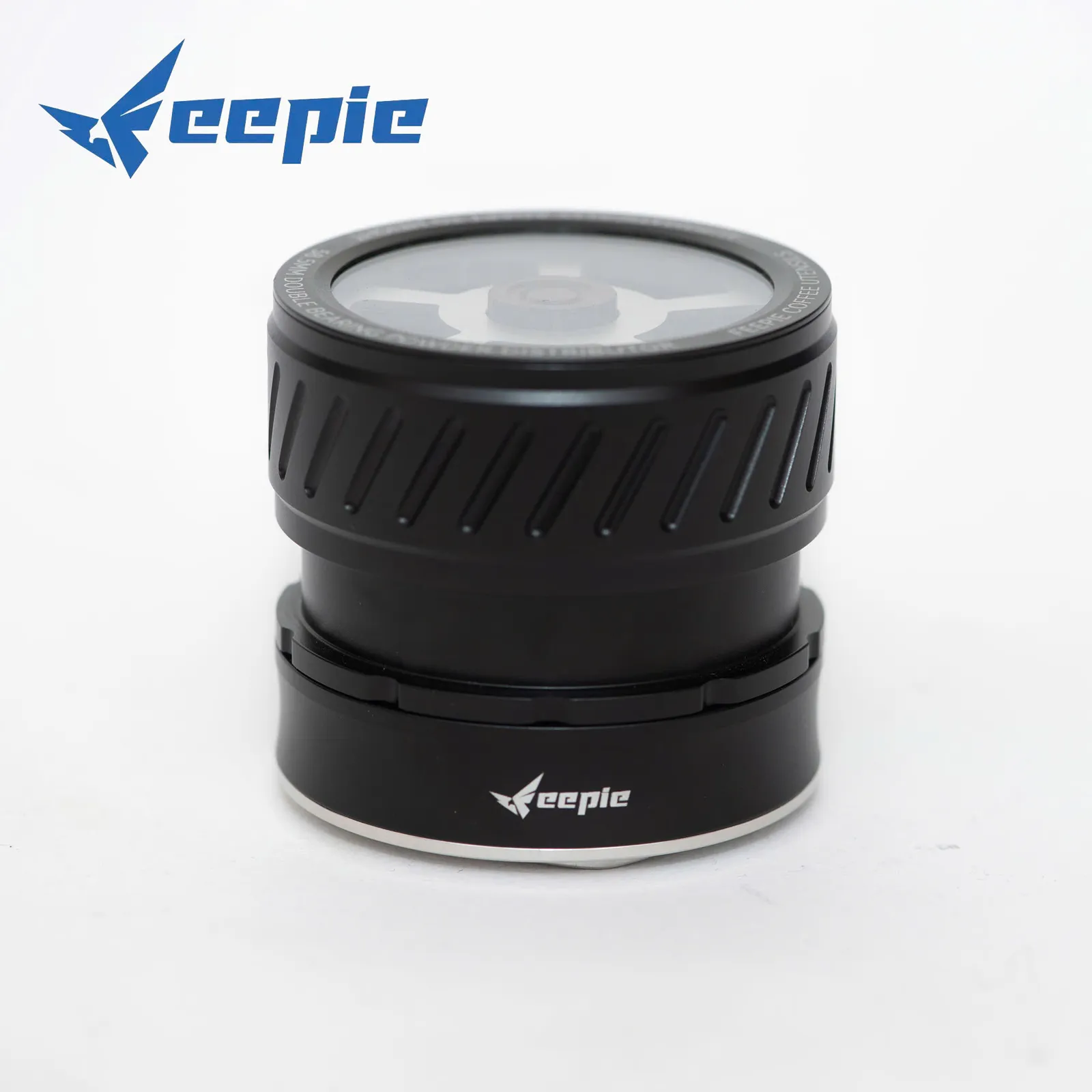 OCD Feepie THOR 58.5mm màu đen, nắp acrylic trong suốt nhìn thấy trục bên trong