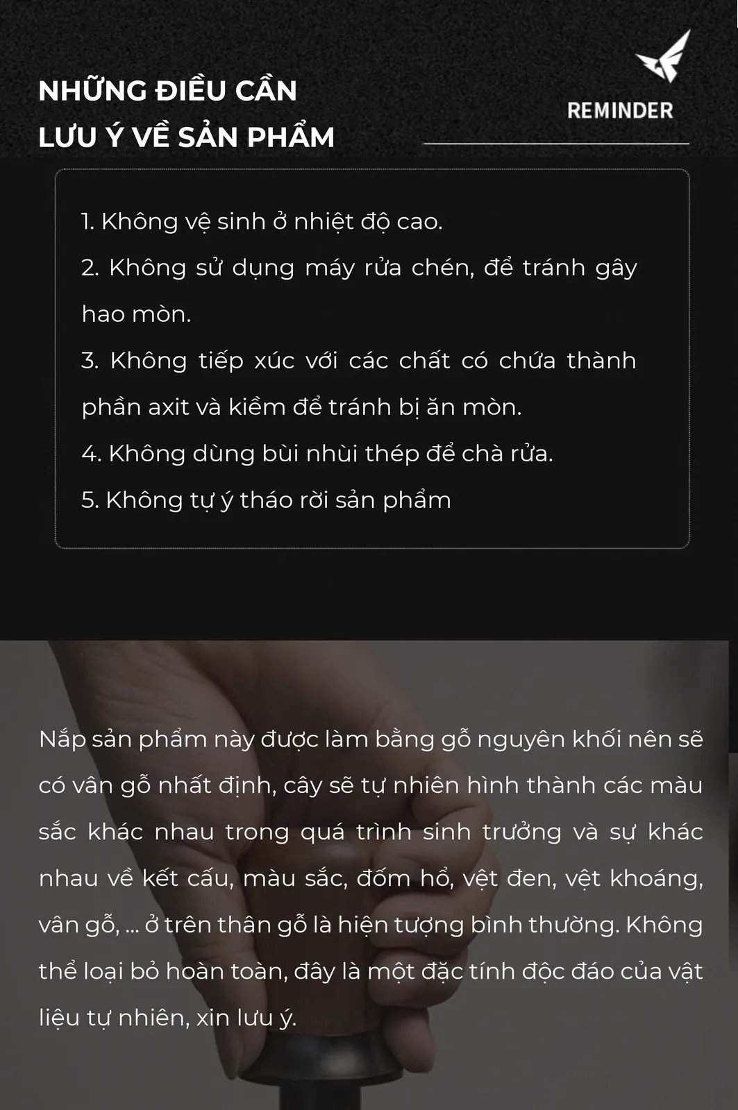 Cấu trúc bên trong Tamper Feepie Wood Charm: ba lò xo, ghim và chốt tự giảm áp lực khi đạt 30 pound