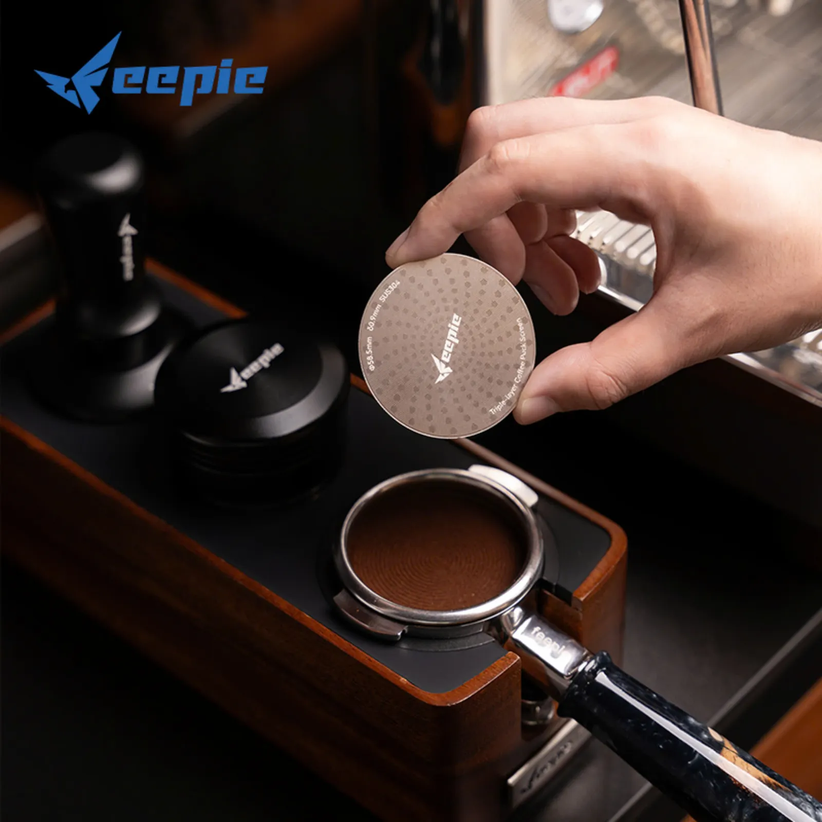 Lưới lọc chia nước Feepie nhỏ giọt espresso inox 304