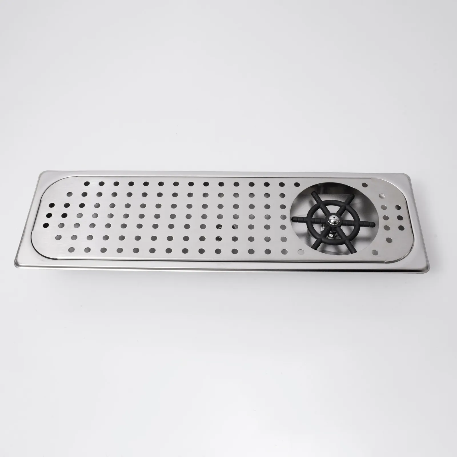 Khay rửa ca ly quầy bar âm sàn inox 304 mã B1310 chụp thực tế ảnh 1
