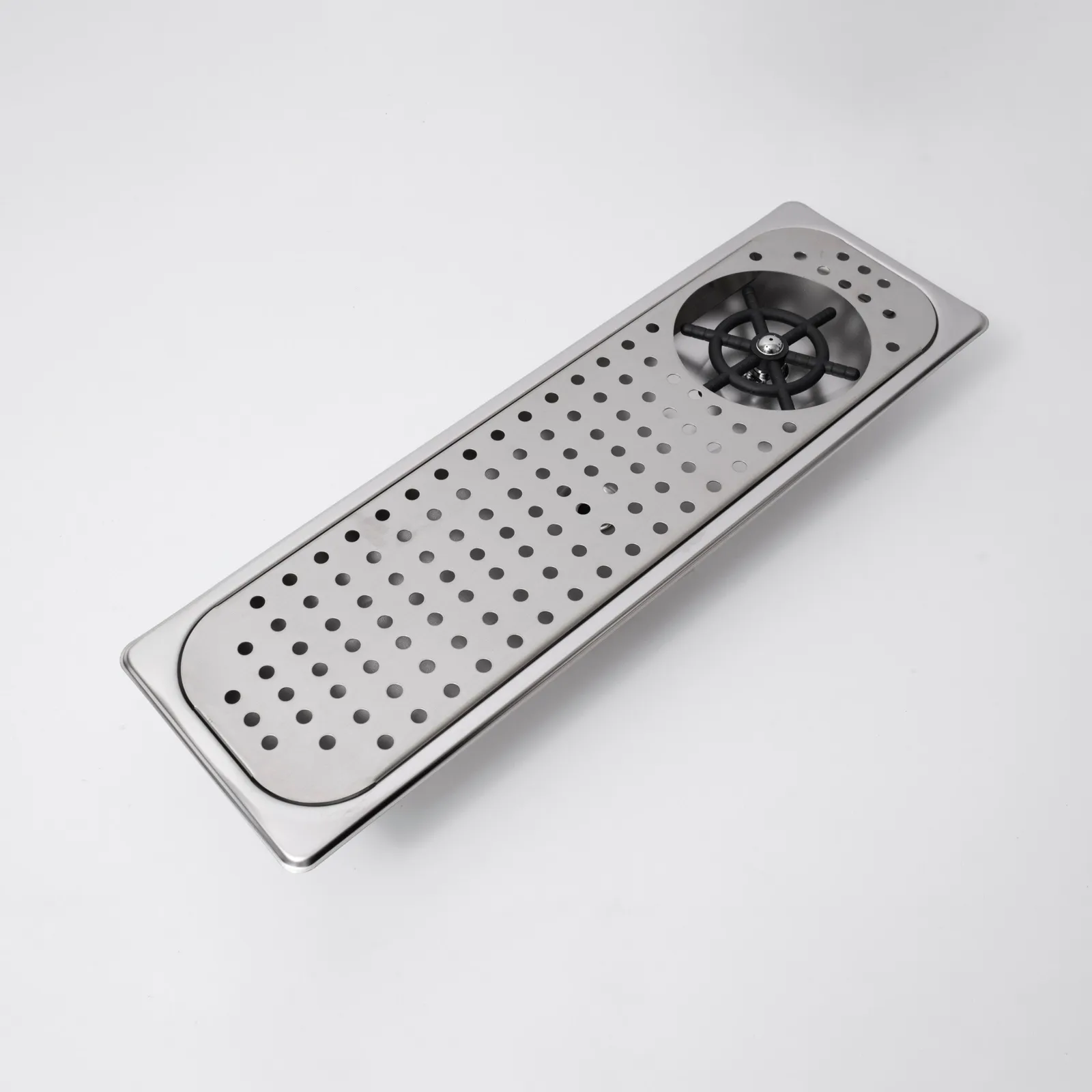 Khay rửa ca ly quầy bar âm sàn inox 304 mã B1310 chụp thực tế ảnh 3