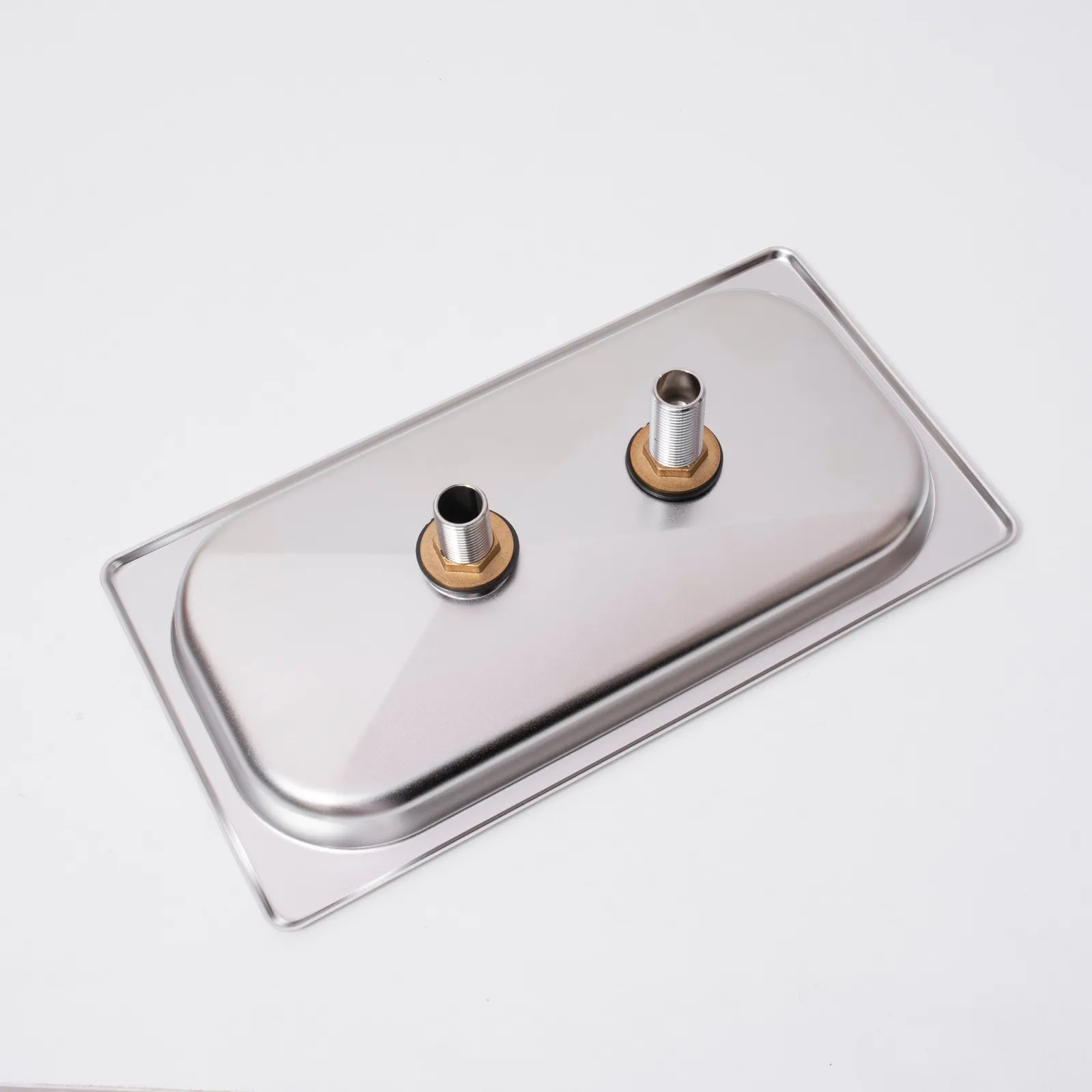 Khay rửa ca ly quầy bar âm sàn inox 304 mã B1309 tháo rời mặt đục lỗ khỏi lòng khay