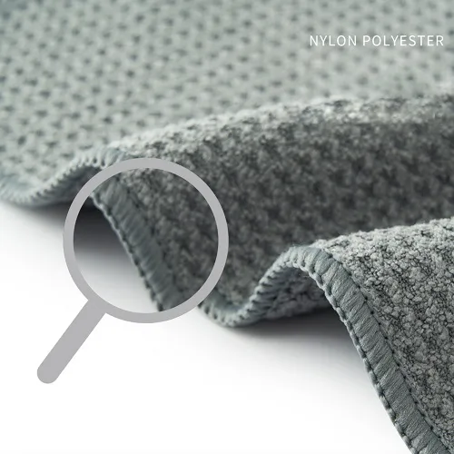 Cận cảnh sợi nylon polyester dệt tổ ong của khăn lau Barista CAFE DE KONA