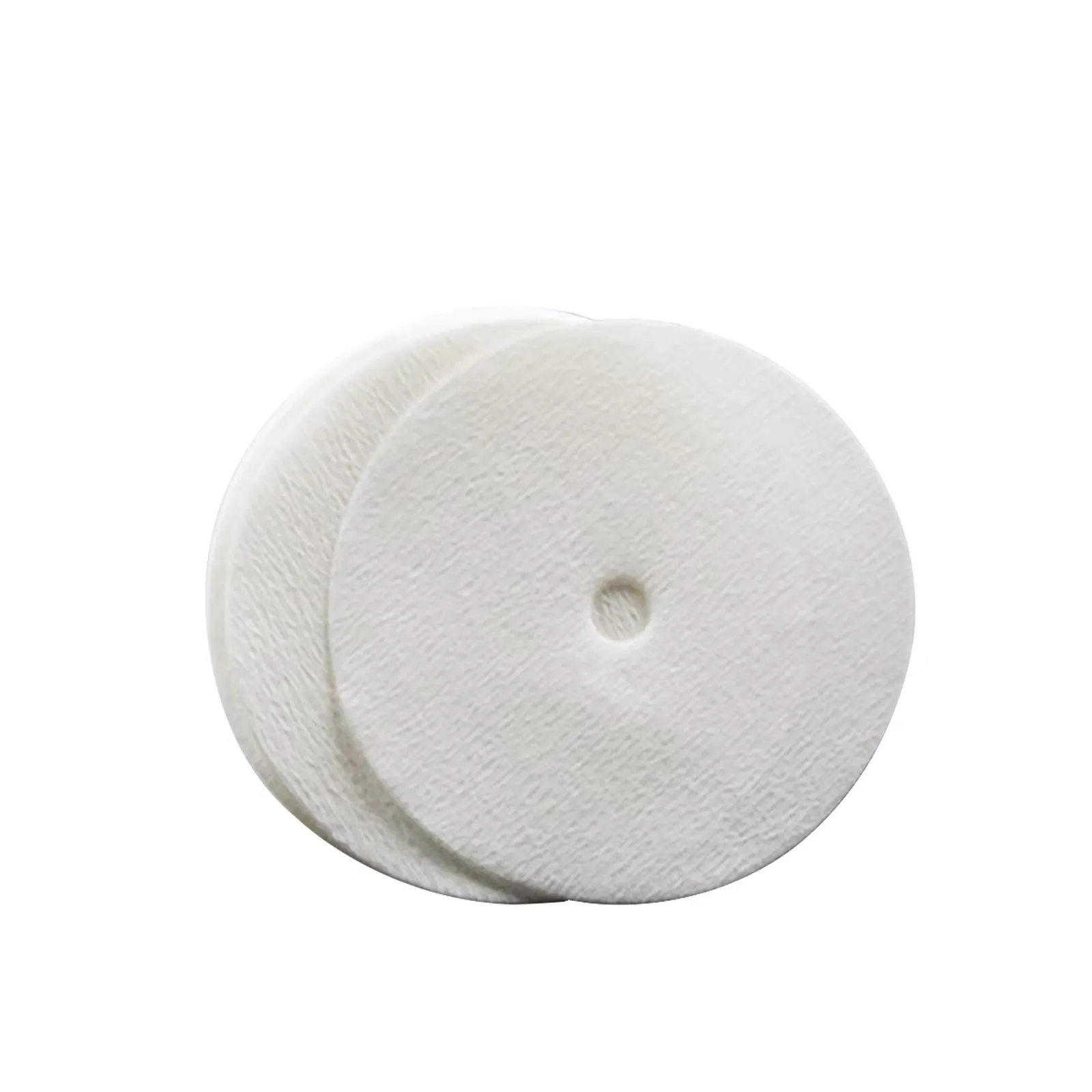 Hai tờ giấy lọc cho phin cà phê màu trắng đường kính 64mm có lỗ tròn ở giữa