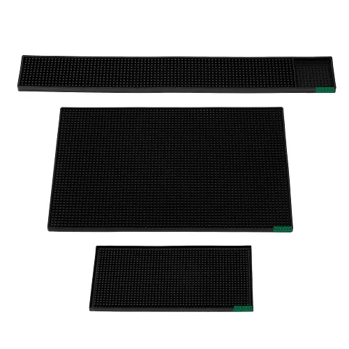 Thảm cao su lót quầy bar chống thấm kê ly 3 cỡ 60x8cm 45x30cm 30x15cm