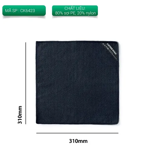 Kích thước khăn lau Barista CAFE DE KONA màu Đen mã CK6423 310 x 310mm