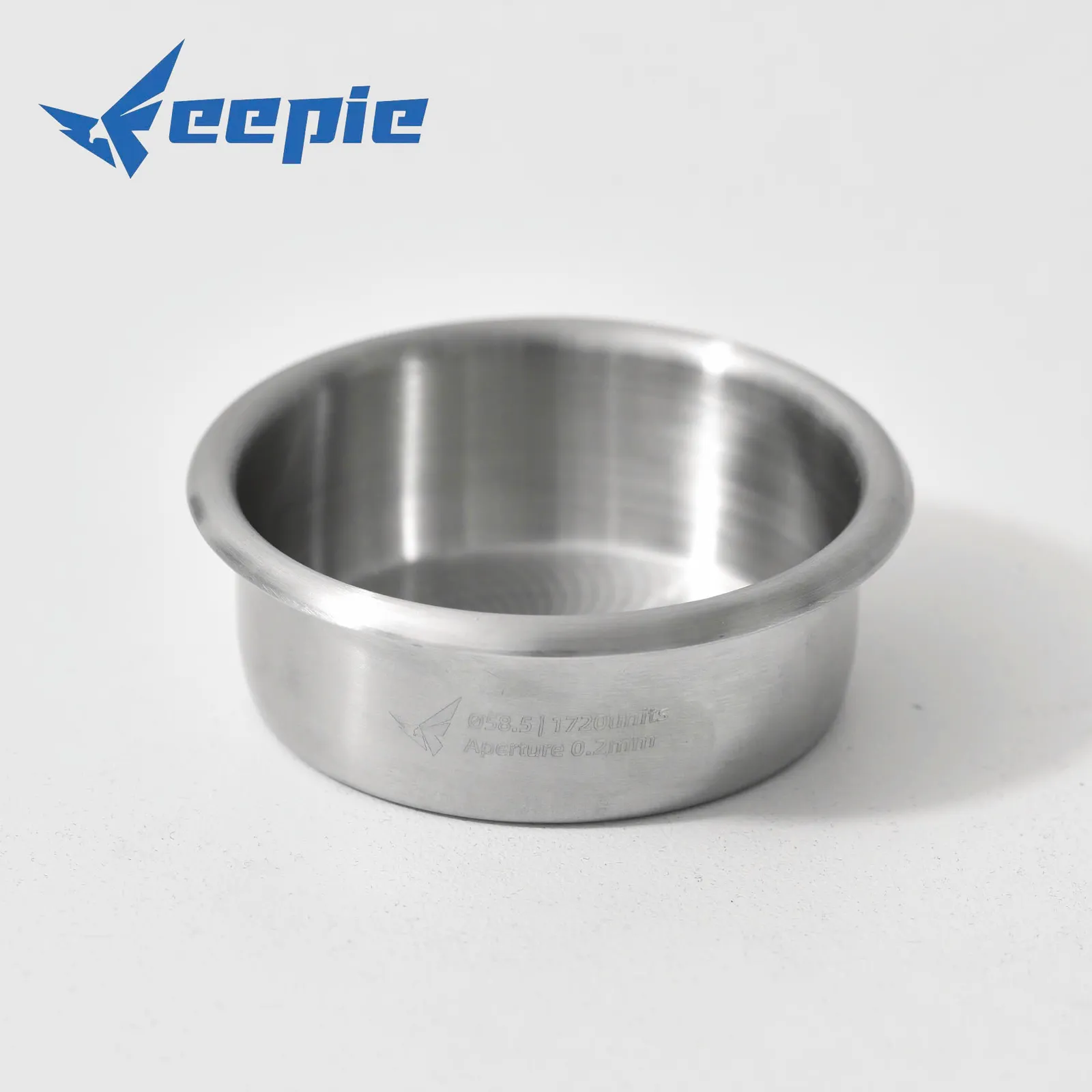 Giỏ lọc filter Feepie GOW lốc xoáy FW-GOW-18G-SC inox 304 dung tích 18g trên nền trắng