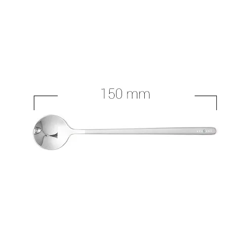 Muỗng cà phê inox 15cm bốn màu bạc đen vàng đồng ảnh 8