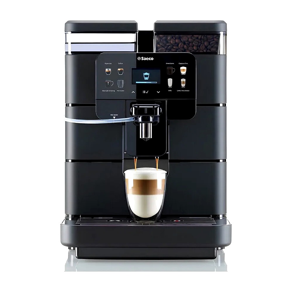 Máy pha cà phê tự động Saeco Royal OTC – pha cappuccino một chạm, dao xay thép 8 cấp