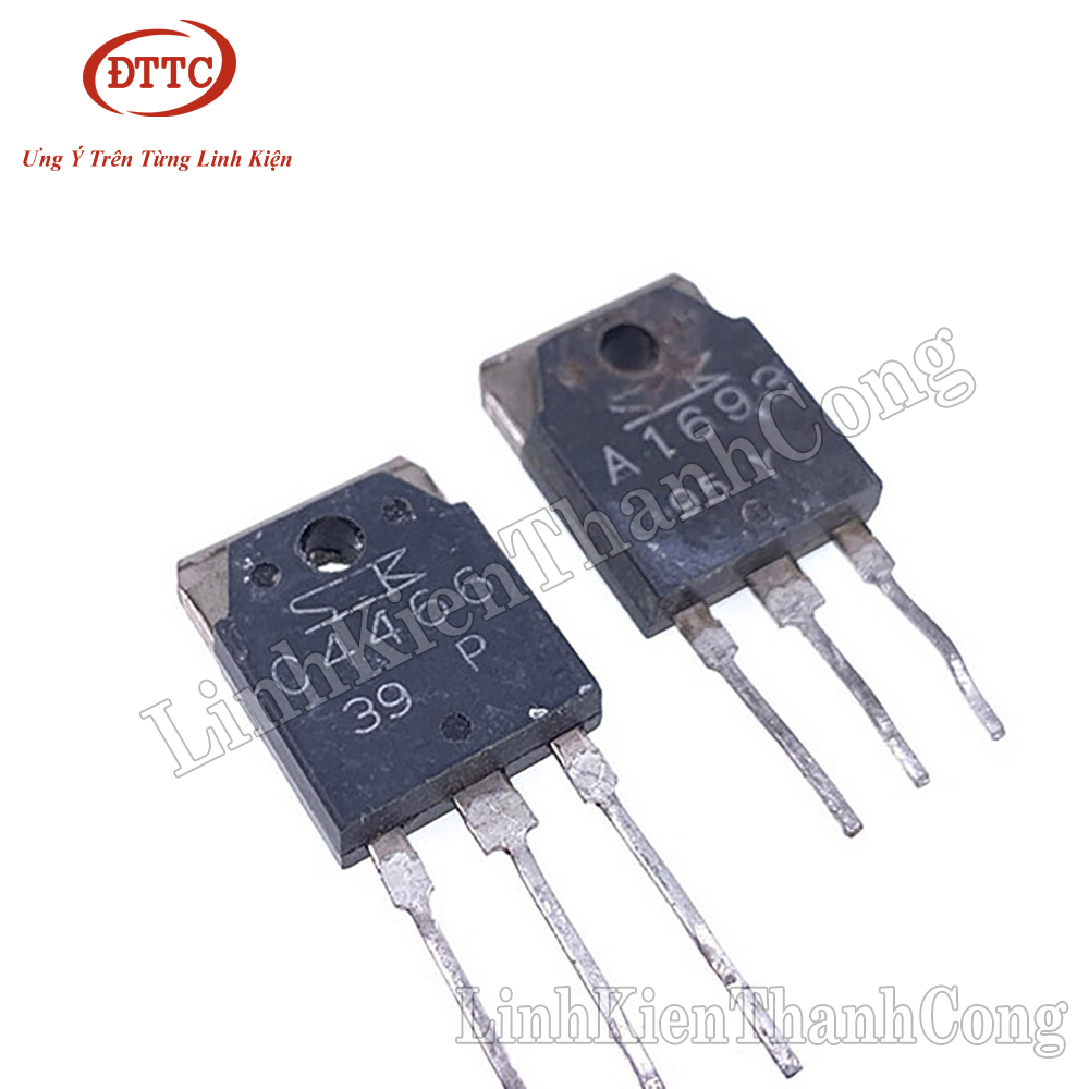 thumbnail image 2 of 2SA1693 + 2SC4466 Pair Transistors – 2pcs Each, TO-3P Package 2 of 5