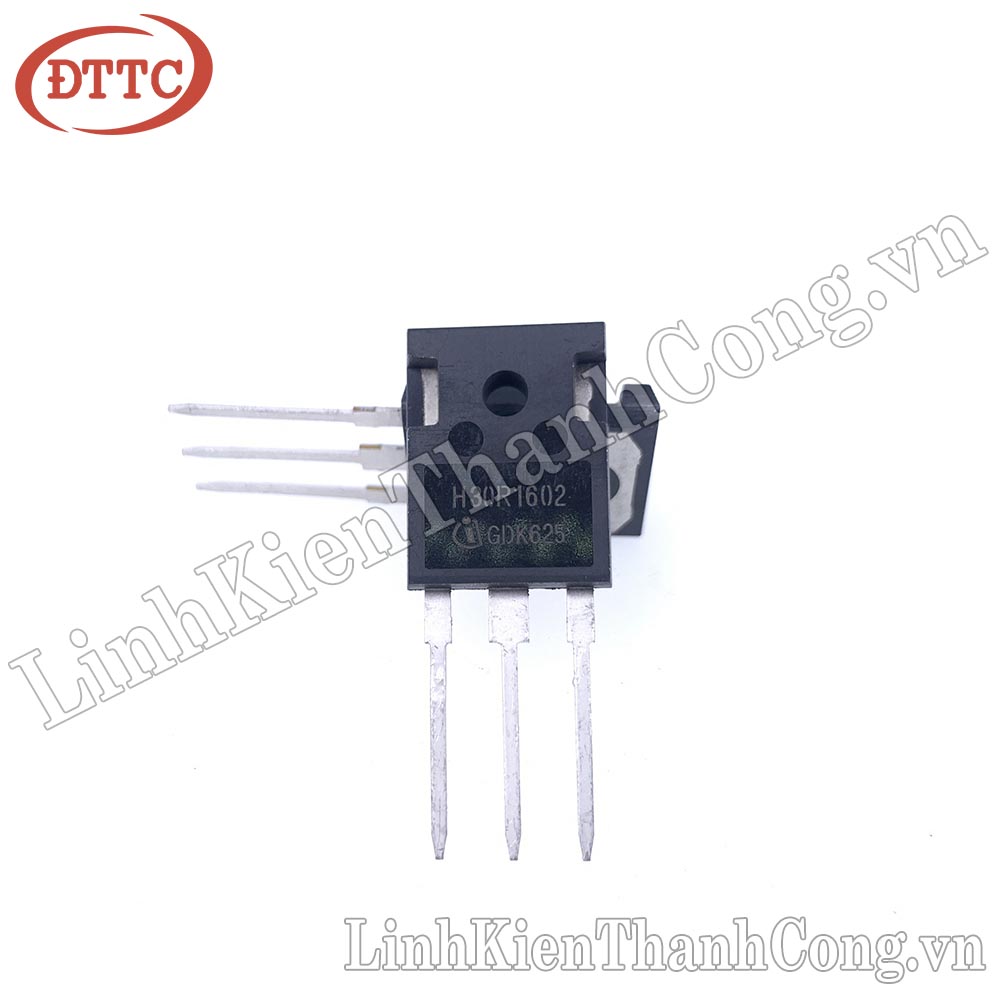 Produktbild von IHW30N160R2 (H30R1602) IGBT – 1600V, 30A, 1,8V VCE(sat), 300W, TO247 – Für Induktionskochfelder & Schaltnetzteile