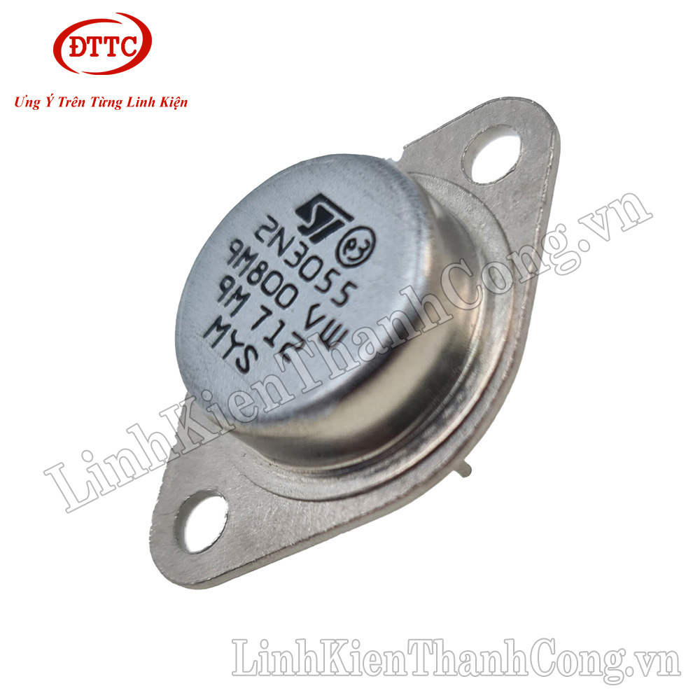 2N3055 Transistor NPN 15A 100V TO3 ST (Thường)