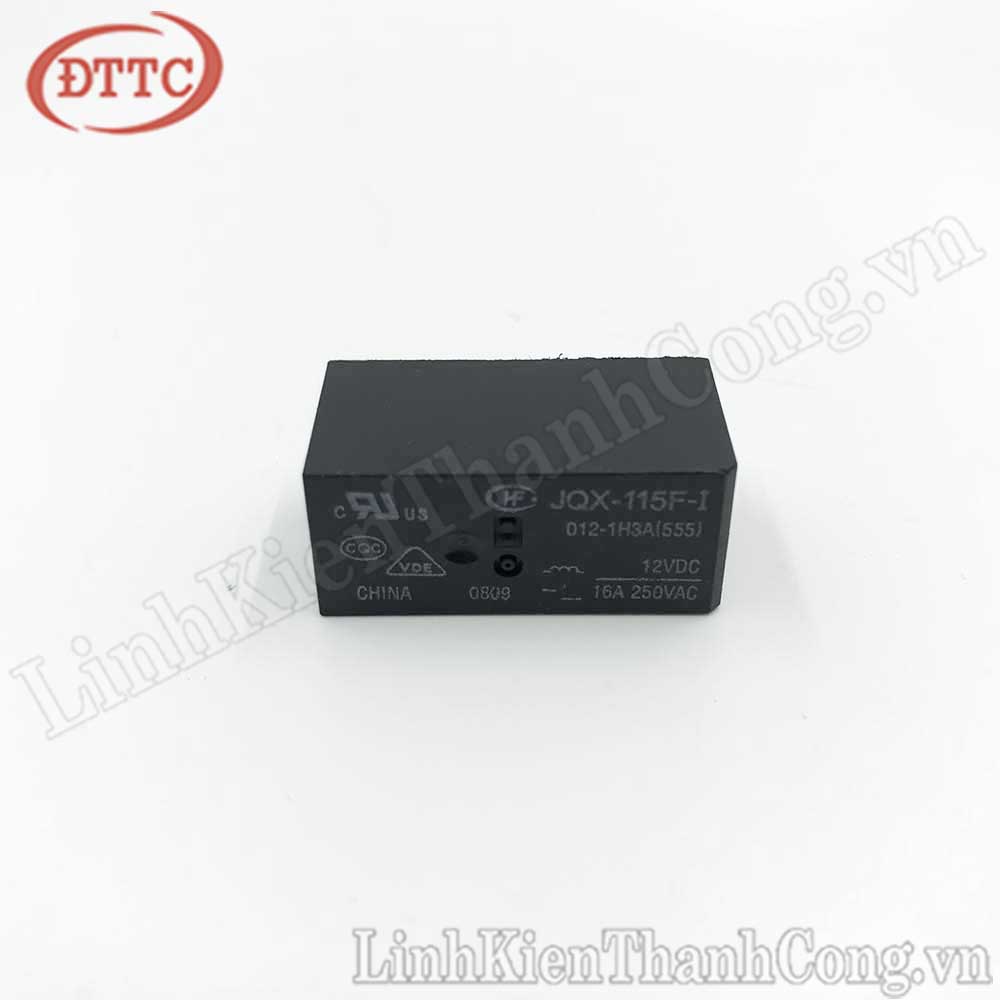 Relais JQX-115F-012-1HS3A - 12VDC, 16A, 250VAC - Format DIP6 - Pour Circuits De Commande électrique - 8