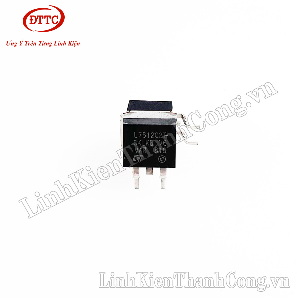 10PCS L7812CD2T L7812C2T TO-263 12V SMD Three