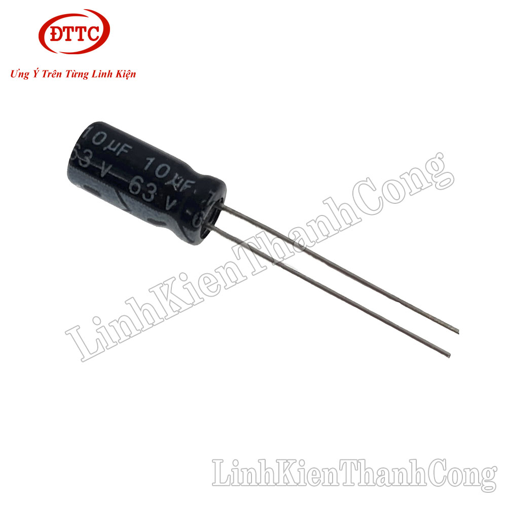 Condensatore Elettrolitico 10uF 63V 105°C Radiale 5x11mm Nichicon (2 pezzi Condensatore Elettrolitico 10uF 63V 105°C Radiale 5x11mm Nichicon (2 pezzi