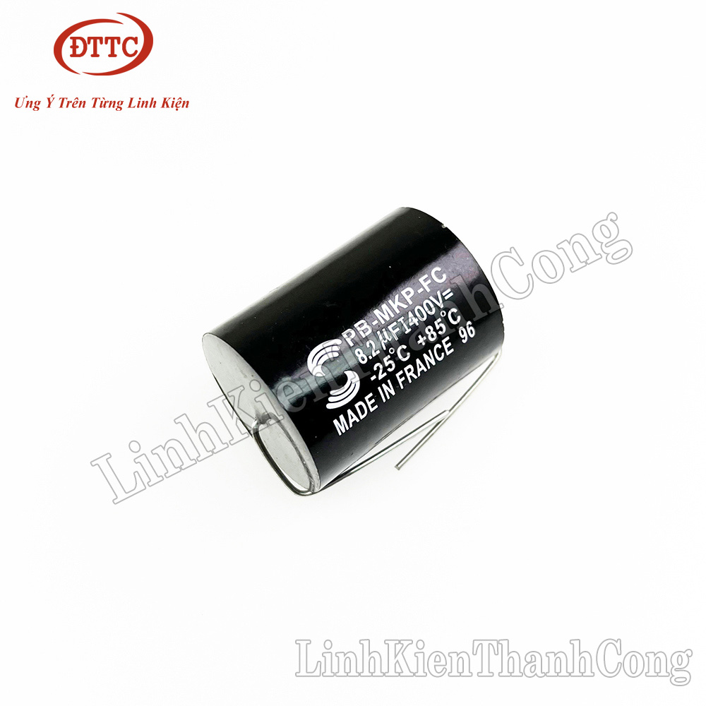 2 Condensatori A Film PHILIPS MKT373 8.2uF 100V 5% Passo 27.5mm – Nuovi