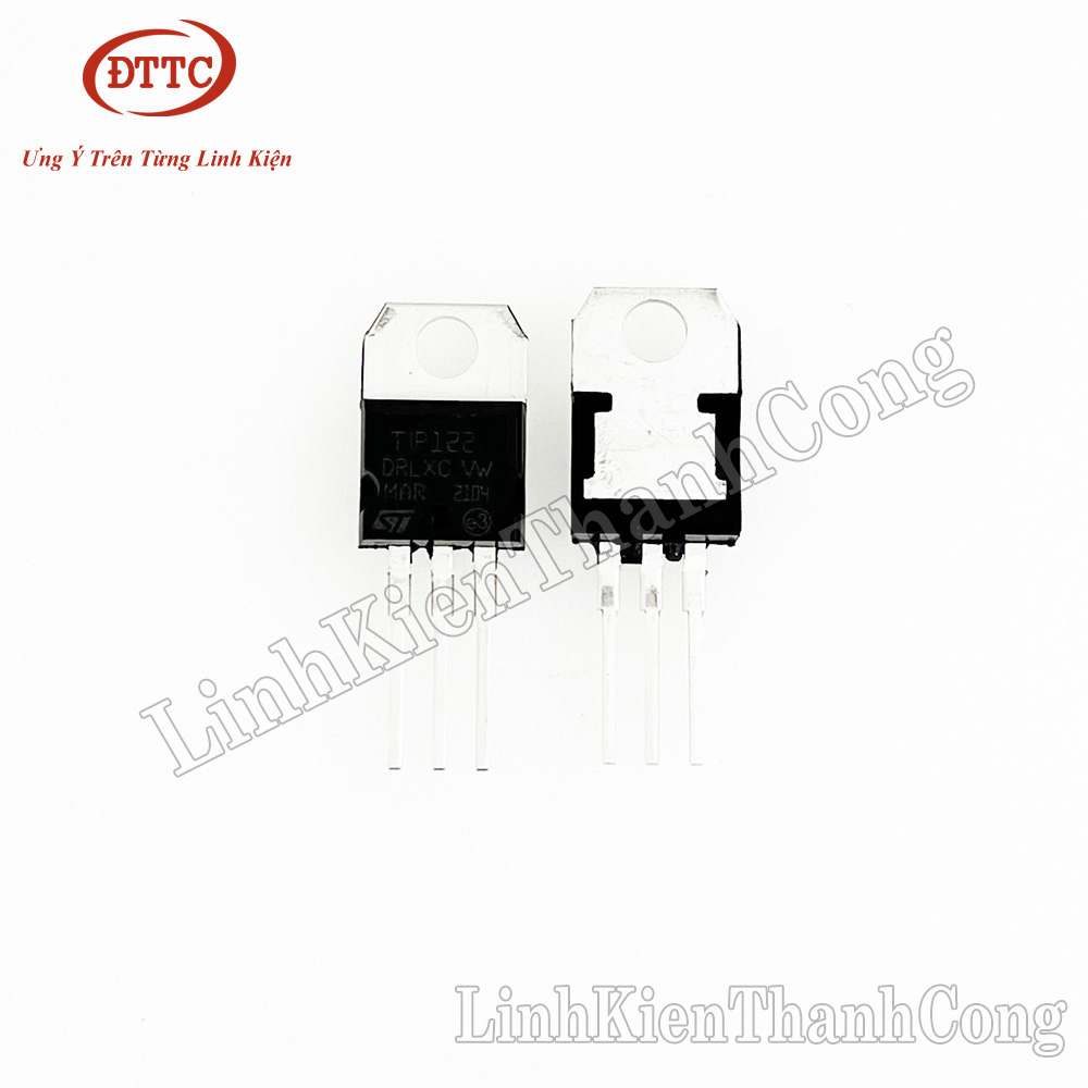 Transistor TIP122 Darlington NPN - 100V 5A TO220