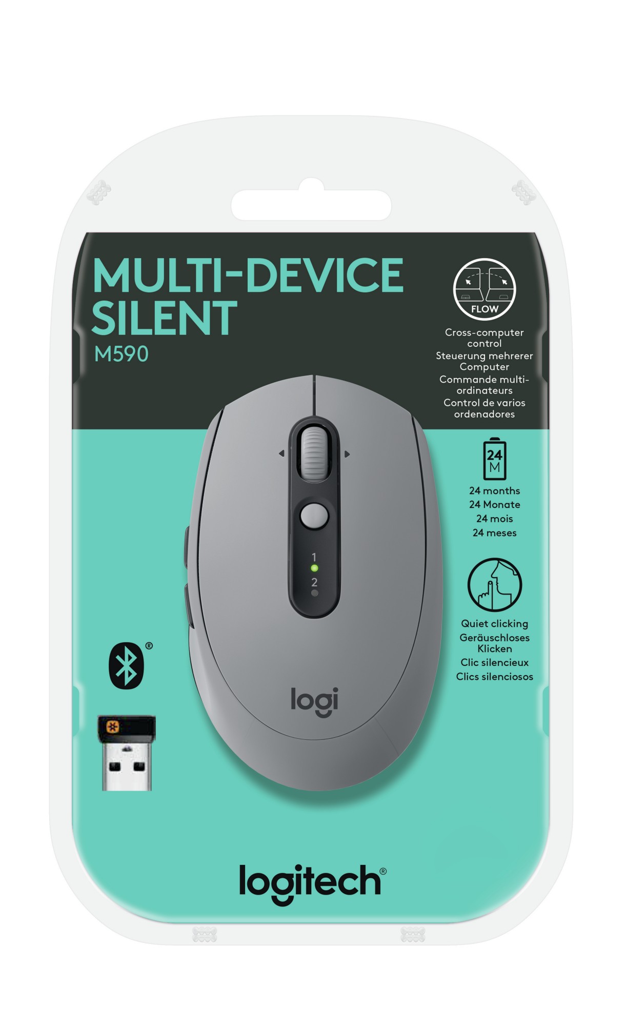 how to link logitech m590 mouse