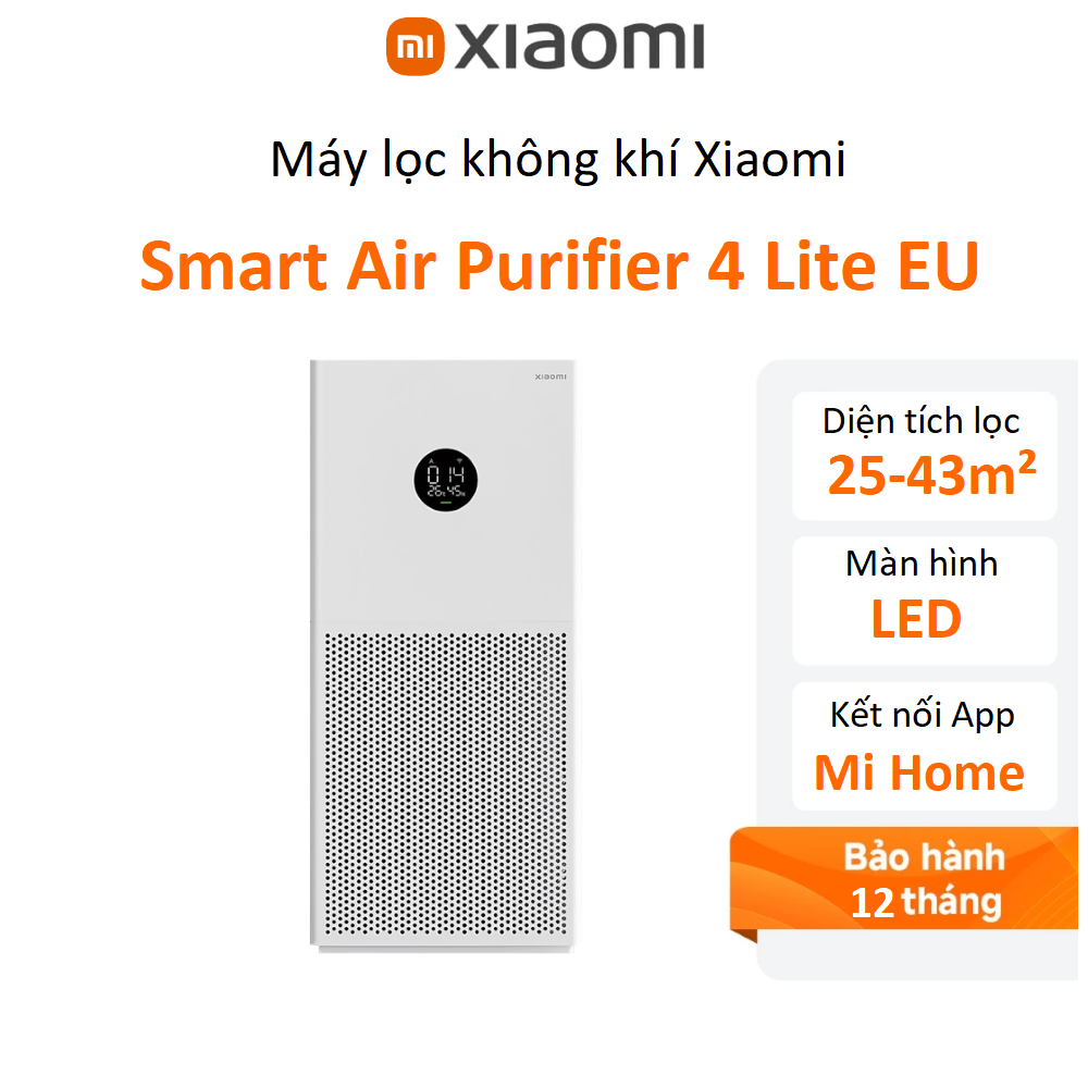 Máy lọc không khí Xiaomi Smart Air Purifier 4 Lite EU - Chính hãng Digiworld